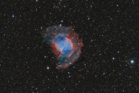 M27 der Hantelnebel im Sternbild Vulpecula (Fuchs)